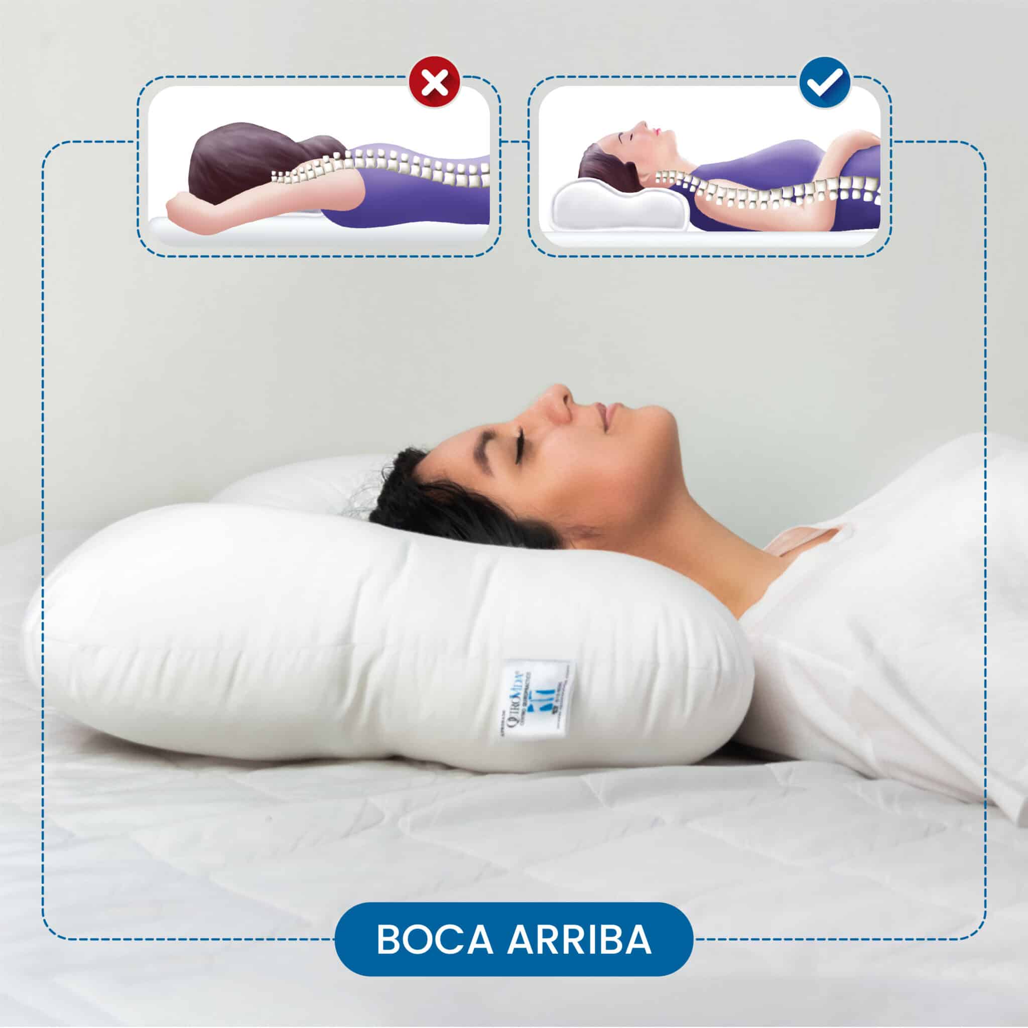 Almohadas, almohada viscoelástica, antialérgicas, ergonómicas,  terapeúticas, dormir, descansar, comodidad, postura